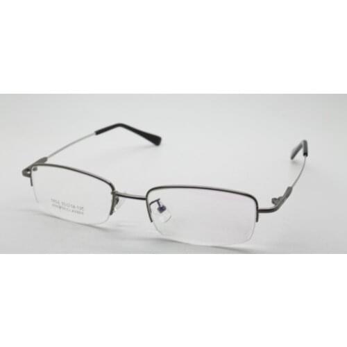 Men Half-frame Glasses Frames Metal Eyeglasses women Semi-rimless Glasses Frame Free Shipping 10Pcs/Lot