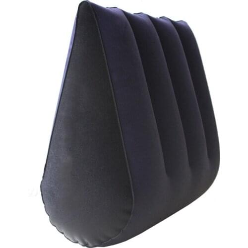 Inflatable Climax Sex Magic Pillow Cushion Love Position Cushion Couple Sex Triangle Charm Pillow