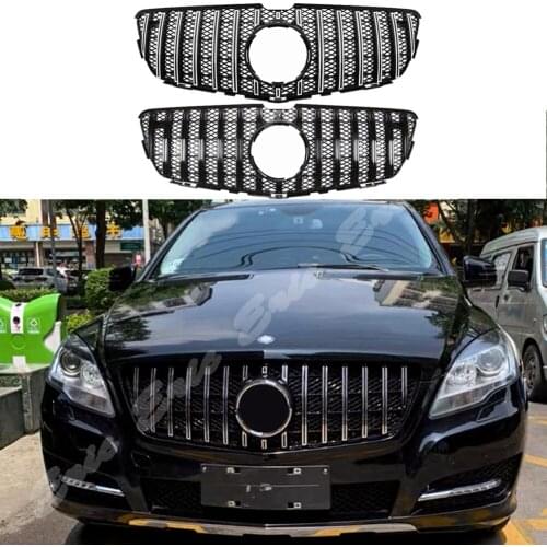 Front Racing Facelift Grills Upper Bumper Grill For Mercedez-Benz R-Class W251 2011 2012 2013 2014 2015 2016 2017