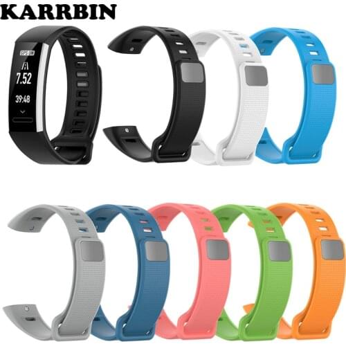 KARRBIN Silicone Replacement Band Wrist Strap for Huawei Band 2/band 2 Pro Smart Bracelet Strap Sports Wrist Straps ERS-B19 B29