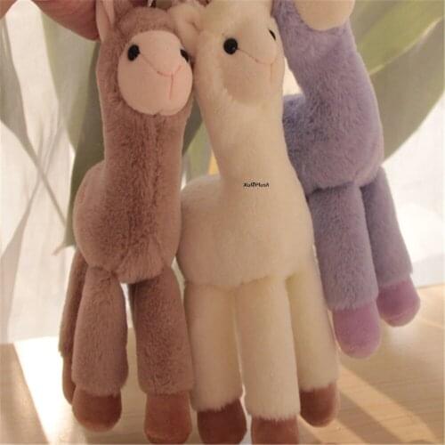 Mix Colors , Long 19CM Horse Pendant Key Chain Gift Plush TOY , Soft Cotton DOLL