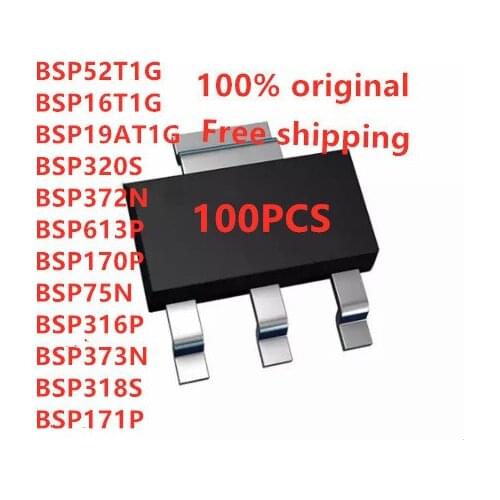SOT-223 BSP52T1G BSP16T1G BSP19AT1G BSP320S BSP372N BSP613P BSP170P BSP75N BSP316P BSP373N BSP318S BSP171P