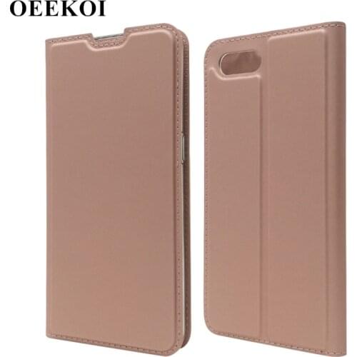 OEEKOI Ultrathin Leather Wallet Cover Case for OPPO K1