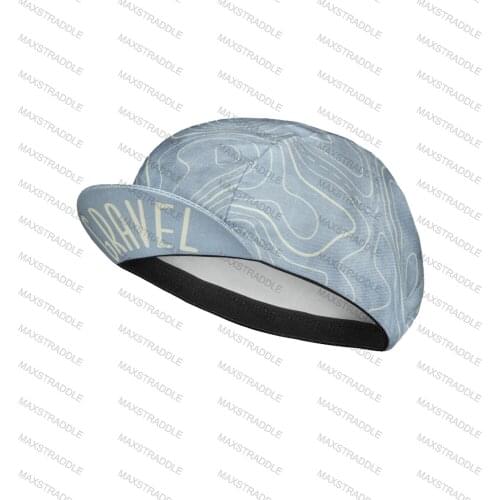 New Summer Blue Cycling Cap Men&Women Gravel Map Bike Hat Classical
