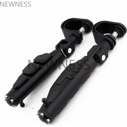 Bike Motorcycle Highway Footrest Mount Foot Pegs Clamp Engine Crash Bar Engine Guard For Harley Touring XL 883 1200 48 72