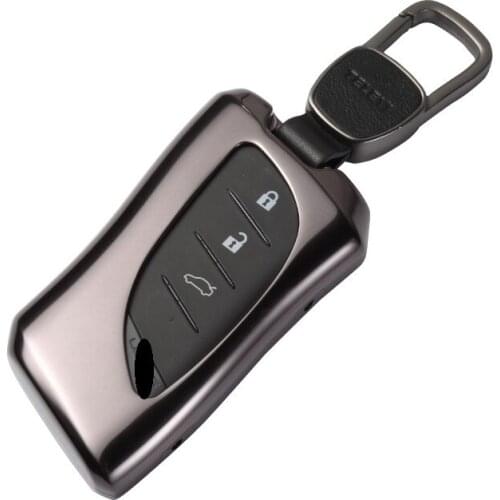 High Quality Aluminum Alloy Car Key Case for Lexus es200 es260 es300h es350 f sport 2018 2019 Fob Key Car-Styling