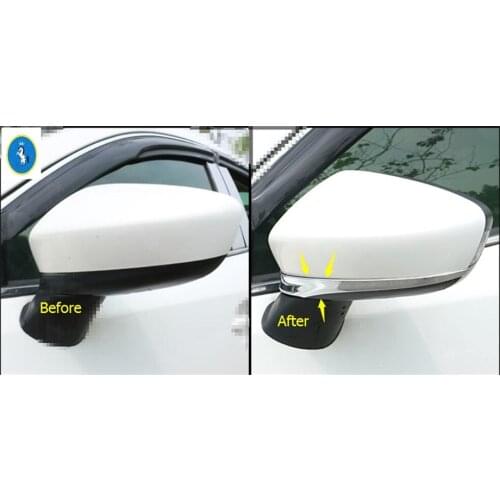 Yimaautotrims Bright Accessories Side Rearview Mirrors Protection Kit Cover Trim 2 Pcs For Mazda 6 Sedan & Wagon 2013 2014 2015