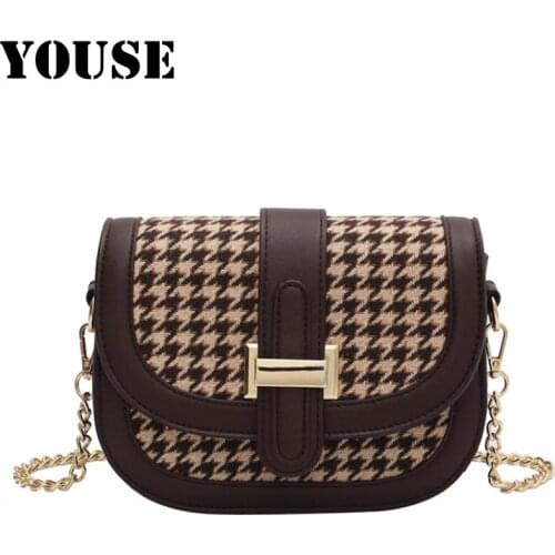 YOUSE Brand Autumn Winter New Style Bag Womens Chain Bags Saddle Bags Mini Bags Designer Bag Purses and Handbags Luxury Bags