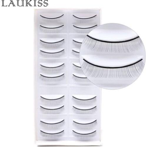 10/20 Pairs/Set False Eyelashes Handmade Training Lashes For Beginners Teaching Lashes Eye Extension Tools Practice Hot Sale