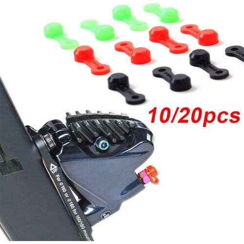 10/20pcs MTB Road Bike Hydraulic Oil Disc Exhaust Screw Dust Cap Bicycle Filling Nozzle Rubber Sleeve XT Clamp Repair Parts