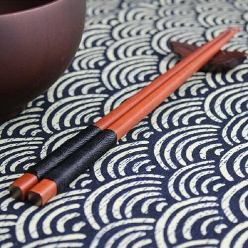 5 Pairs/Set Black Elegant Japanese Natural Iron Wood Chopsticks Value Pack Cooking Tableware Durable Theaceae