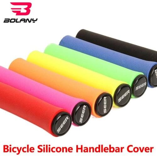 BOLANY MTB Bike Handlebar Tape Durable Pure Silica Gel Shock Flat-handle Road Handle Bar Tape Breathable Cycling Accessories
