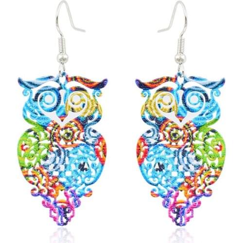 Indian Tribal Stylish Natural Dangle Drop Earrings Metal Boho Ethnic Vintage Hanging Earrings 2020 For Women