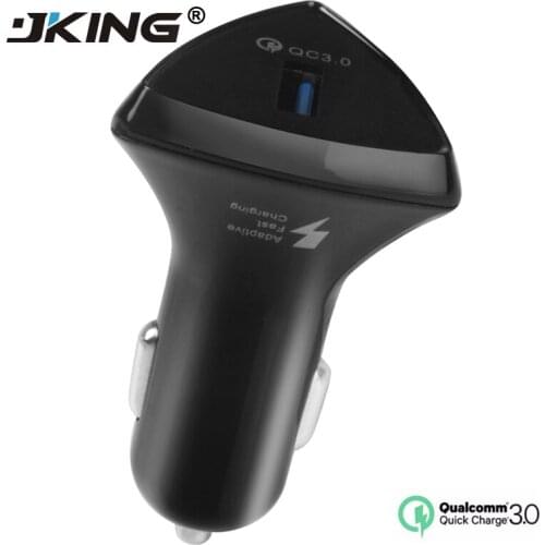 JKING QC3.0 /Quick Charge 3.0 36W USB Car Charger Adapter Support 12V/1.5A 9V/2A 5V/2.4A auto detect for Samsung iPhone HTC