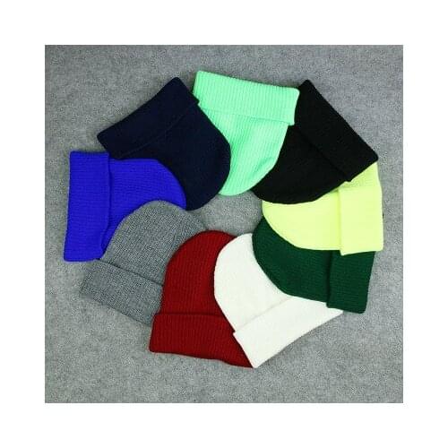 Korean New Hat Autumn Winter Fashion Warm knit Cap British Style Head Casual Knitted Cap For baby Outdoors Headwear