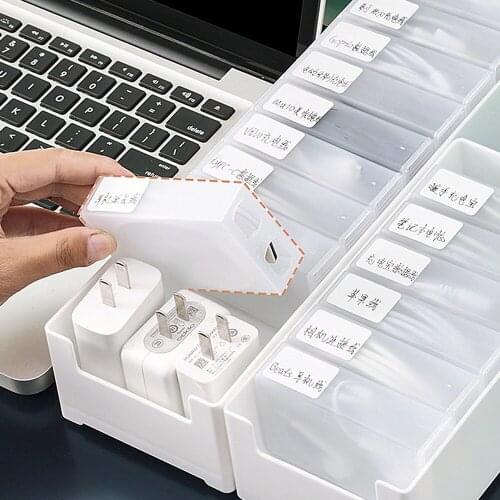 Cable Storage Box Desktop Wire Data Organizer USB Cable Storage Holder Case for Desk Stationery Makeup Organizer Key Jewelry Box