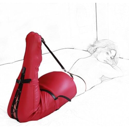 Red Romantic sexy sex toys for couples adjustable bdsm sex bondage bag leather erotic adults sex products Mermaid bondage bag