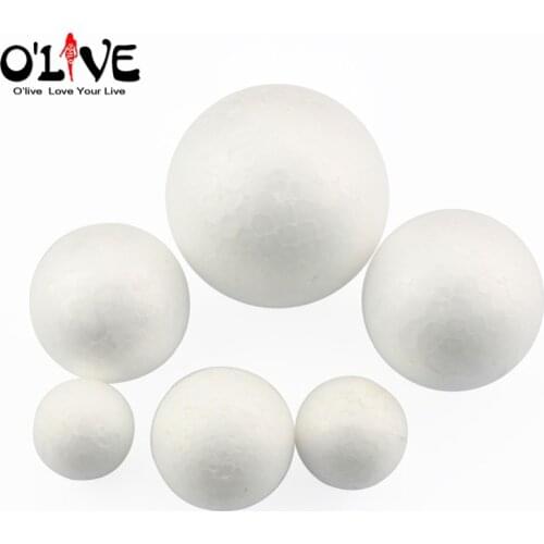 7 CM Styrofoam Balls Round Polystyrene Foam Balls DIY Crafts Polymer Clay Tools Handmade Bouquet Accessories Wedding Supplies