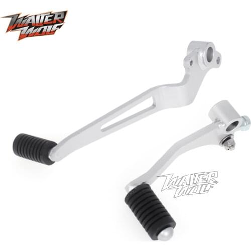 Left Shift & Rear Foot Brake Pedal Lever For KAWASAKI EX 250R NINJA 250 300 Z250 Z300 EX250R Motorcycle Accessories Heel Gear