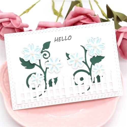YPP CRAFT Fence Metal Cutting Dies Stencils for Scrapbooking/photo album Decorative Embossing Paper Cards