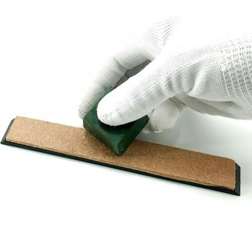Leather article scissor polishing tool Leather set Honing Strop knife cutter cowhide Strop Polish belt grinding Sharpening wax