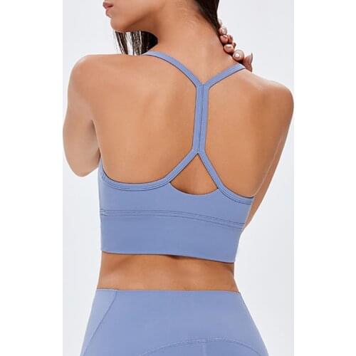 SALSPOR Women Yoga Sport Bra Fitness Push Up Hollow Breathable Quick Dry Trainning Running Underwear Solid Cycling Gym Bra