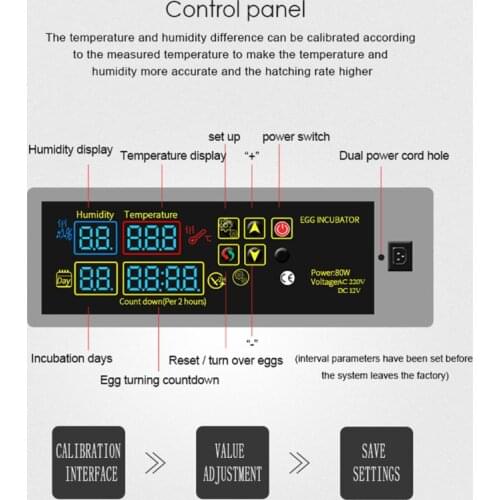 Thermostat Regulator DIY Mini Incubator Accessories Auto Incubation Tools Egg Goose Bird Quail Hatching Brooder Parts