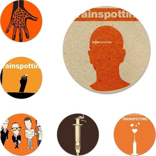 Trainspotting 1996 British crime Badge Brooch Pin Accessories For Clothes Backpack Decoration gift 58mm