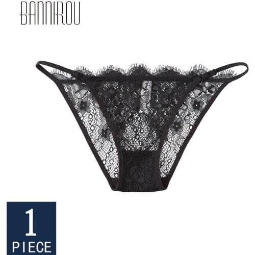 BANNIROU Sexy Lace Panties For Woman Underwear Briefs Hot Sale High Quality Female Breifs Underwear For Woman Panties 2020 1 Pcs