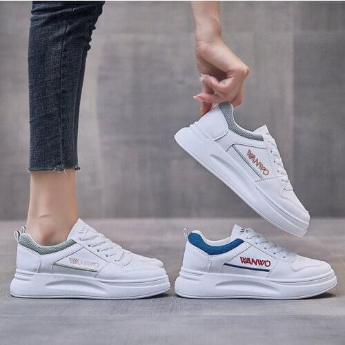 Women Shoes 2021 Platform Vulcanize Shoes Women Casual Lace Up White Shoes Women Breathable Comfort Flats Shoes Zapatos Mujer