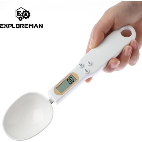 500g/0.1g Portable Digital LCD Measuring Spoons Coffee Sugar Gram Scale Digital Measuring Spoon Digital Scale Mini Kitchen Tool