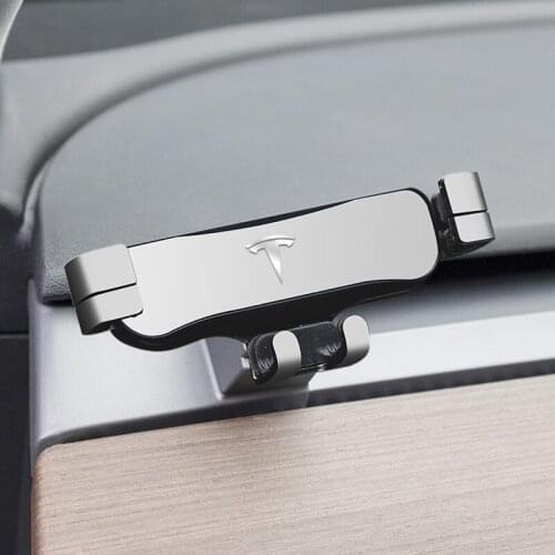 Car Phone Holder Dashboard Special Mobile Phone Car Bracket Styling Mount Stand Display Bracket For Tesla Model3 ModelY 2021