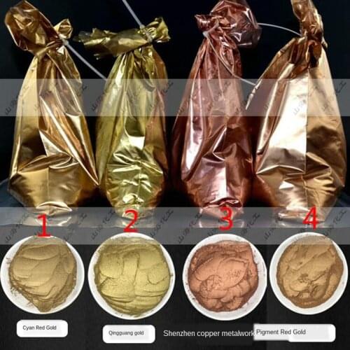 50g Bronze powder, paint, ink, iron products, Buddha statue, wall, gold powder, bronze powder wood repair glitter paint