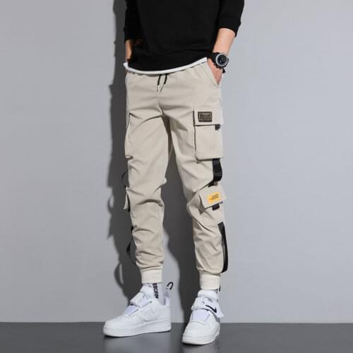 Streetwear Mens Cargo Pants Multi-Pocket Sweatpants Men Fashion Hip Hop Trousers Male Black Oversize New Jogging Pants 5XL