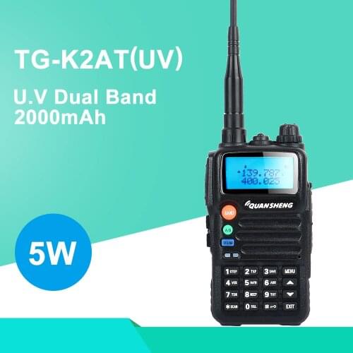 Quansheng TG-K2AT (UV) dual band portable FM two way radio