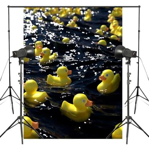 Water Duck Toys Photography Background Happy Hour Backdrop Children Bedroom Wallpaper Studio Props 150x220cm