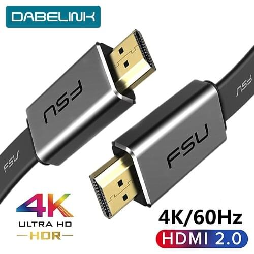 HDMI-compatible 2.0 4K 60Hz HDMI to HDMI Cable Splitter Switch Box 1080P Video Audio Cabo Cable for PS3 4 HDTV Projector