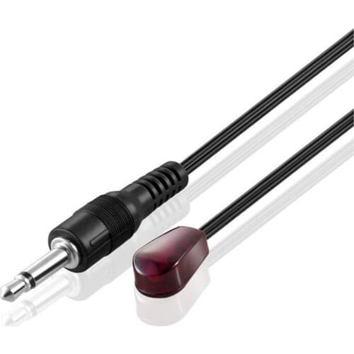 IR Emitter Extender Extension Cable-Single HeadEye 3.5mm Jack Infrared Red Transmitter with IR Repeater Extender System Kit-10FT
