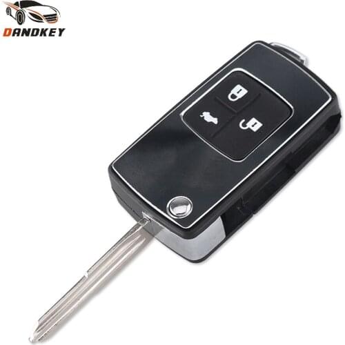 Dandkey Modified Flip Folding Key Shell For Chevrolet Epica 3 Buttons Remote Control Keyless Entry Auto Car Key Case Cover