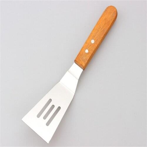 Wooden Handle Pizza Spade Cake Shovel Bread Spatula Stainless Steel Kitchen Baking Tools High Quality