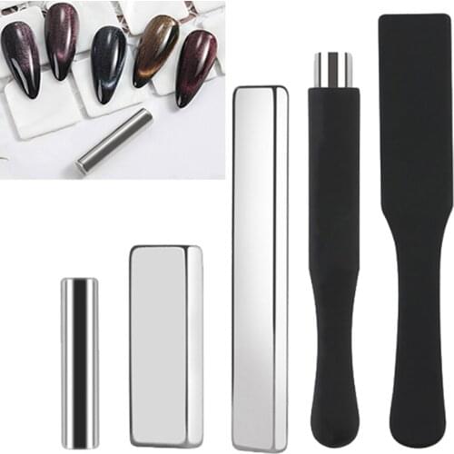 1PC Cat Eye Magnetic Magnet Slice Board For UV Gel Polish DIY Nail Tool Nail Stick Strong 3D Effect Nail Art