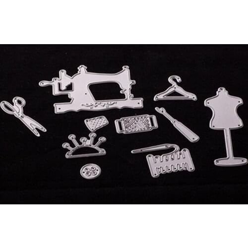 SCD179 Sewing Series Metal Cutting Dies For Scrapbooking Stencils DIY Cards Album Decoration Embossing Folder Die Cutter Tools