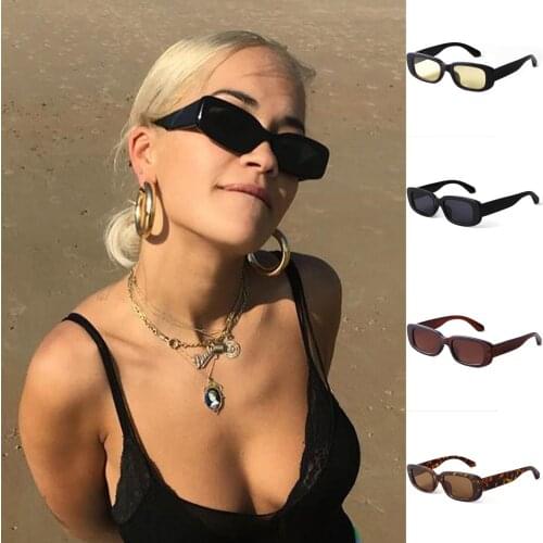 Small Rectangle Sunglasses Women Vintage Brand Designer Square Sun Glasses 2021 Shades Female Drving Goggles gafas de sol