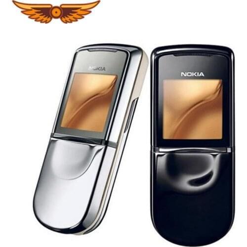 Original Nokia 8800 sirocco 128MB phones English / Russian keyboard GSM FM Bluetooth Phone Gold Silver Black One year warranty