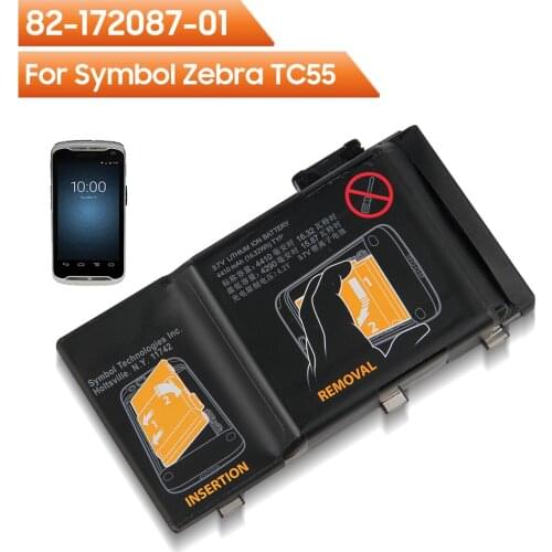 Original Replacement Battery 82-172087-01 For Symbol Zebra TC55 MC36A0 Data Collector Genuine Rechargable Battery 4410mAh