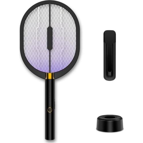 Rechargeable Mosquito Killing Racket Three In One LED Mosquito Swatter Two Mosquito Control Modes Double Switch