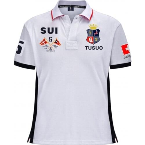 Fashion Summer Polo Shirt Men Short Sleeve Casual Cotton Embroidery Ports Breathable Oversize Mens New Large Size Polo Shirts