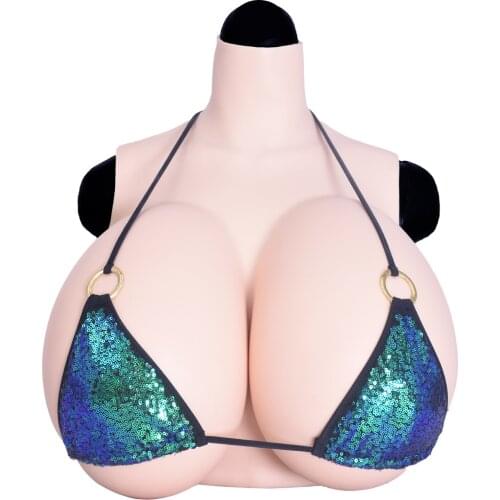 Silicone Breast Form Realistic Fake Tits Boobs Chest X Cup Enhancer Crossdressing Crossdresser Drag Queen Shemale Transgender