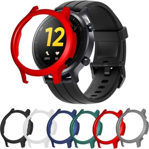 PC Protective Case For Realme S Watch Strap Smart watch Cover Bumper Plastic Protector Replacement Watch Shell Hard Frame