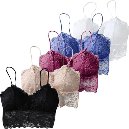 2020 Women Push Up Wireless Lace Bra New Arrival Top Sexy Women Intimates Bralette Underwear Lingerie Ultrathin Full Cup Bra